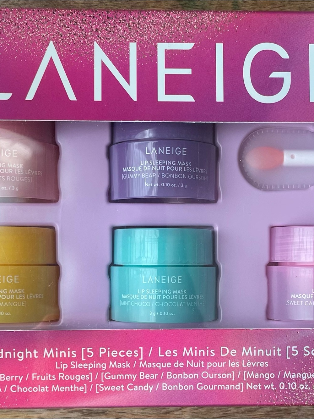 LANEIGE Lip Sleeping Mask Midnight Minis 5-Piece Set